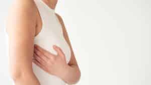 Concept of early diagnosis of breast disease, showing medical examination and screening for breast health awareness and prevention.